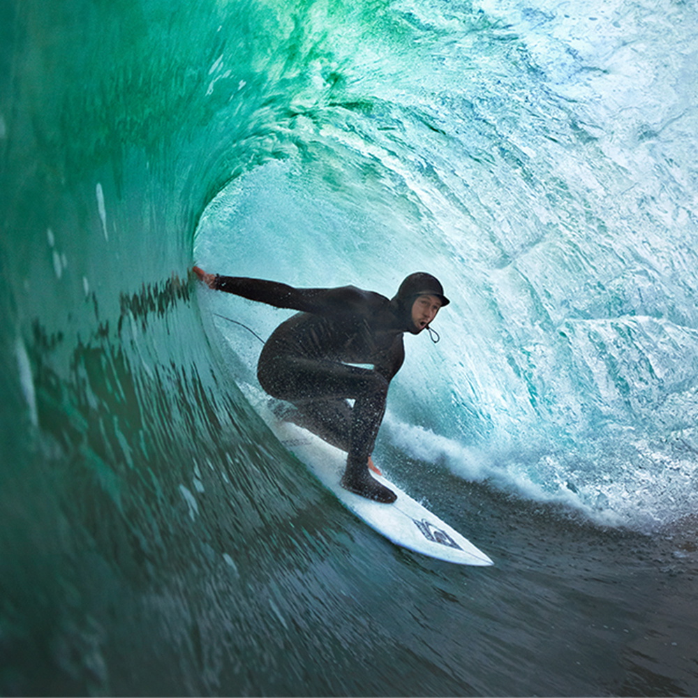 2026 O'Neill Männer HyperFreak+ 5/4mm Brustreißverschluss Mit Kapuze Neoprenanzug 5347 - Black